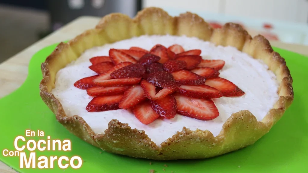 TARTA de FRESAS y YOGURT