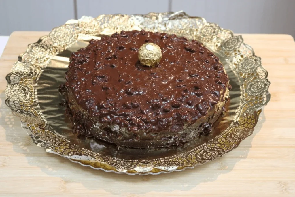 Tarta Ferrero Rocher receta italiana paso a paso