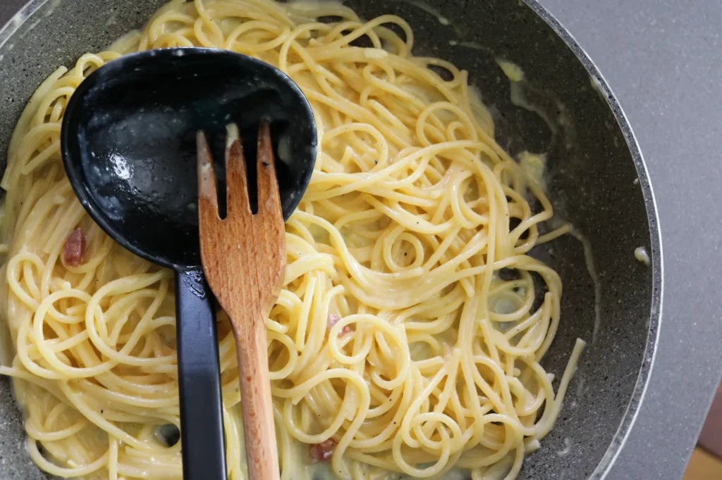 carbonara receta tradicional