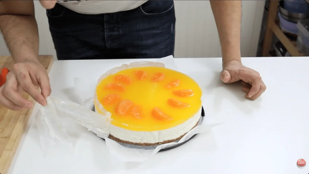 desmoldar cheesecake