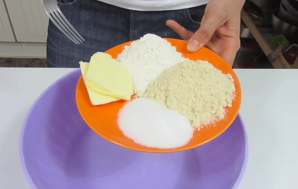 ingredientes para crumble tradicional americano