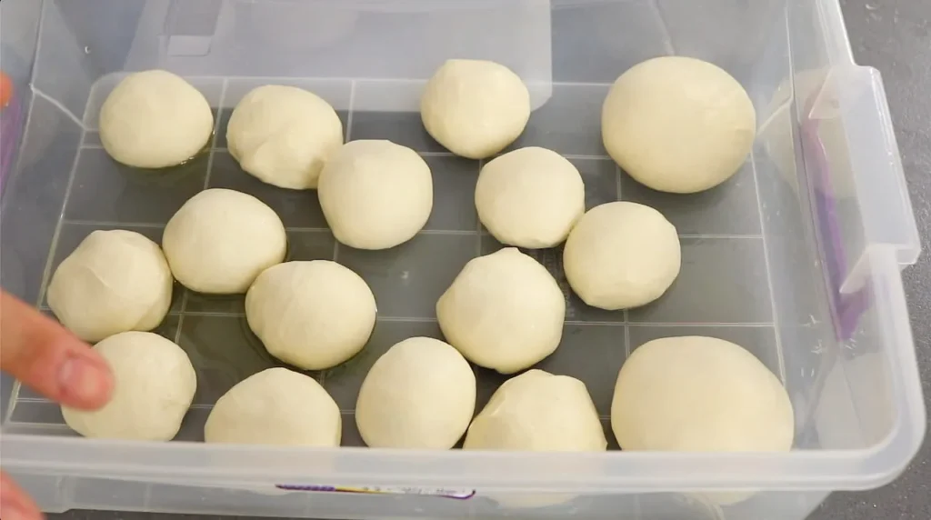 18 bolitas de masa para hojaldre antigua
