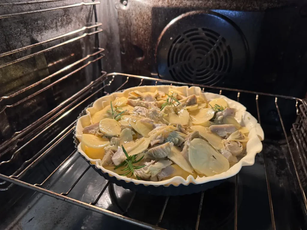 Hornear quiche