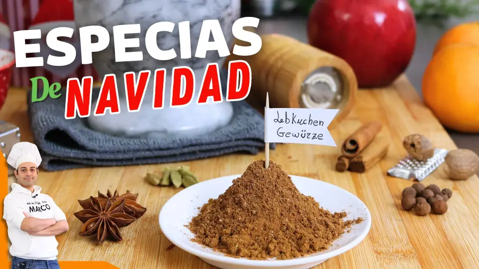 Lebkuchengewürz Mezcla Especiada para Navidad