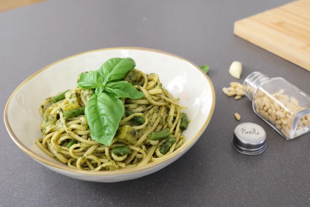 Trenette al pesto receta tradicional