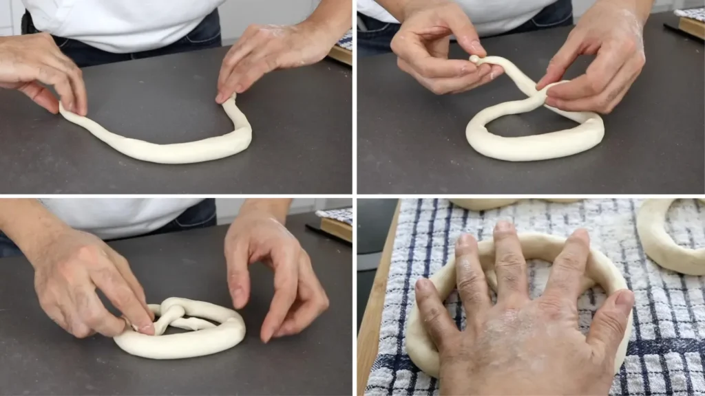 como hacer forma pretzel alemán