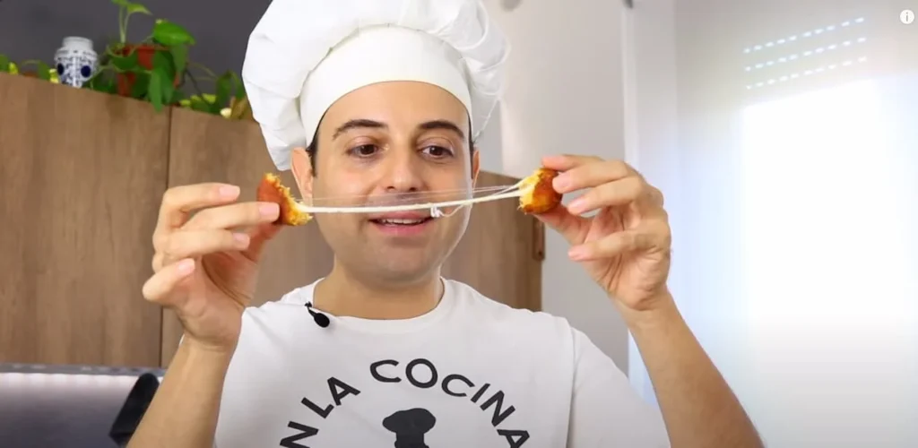 el queso se se unde y hila de la albondiga